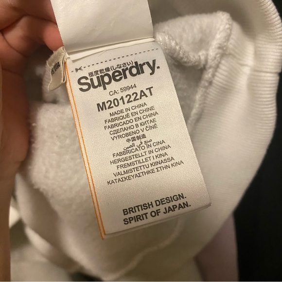 SuperDry Vintage Logo Applique Hoodie Men Large - Picture 14 of 16